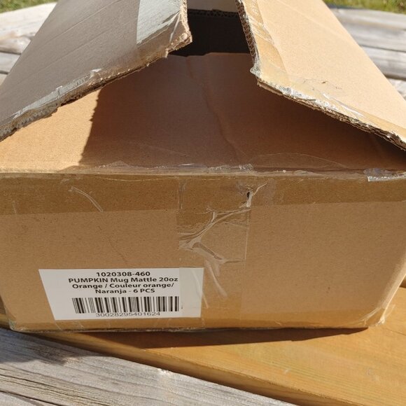 Tim Hortons Pumpkin Mug Shipping Box EMPTY No Mug - Picture 2 of 4